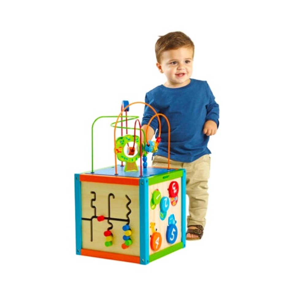 Toys R Us wooden activity cube